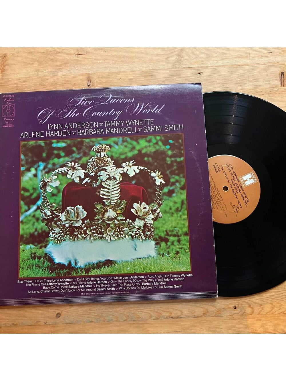 Various - Five Queens of the Country World 33rpm VG+ VR16